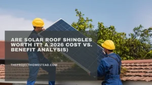 Read more about the article Are Solar Roof Shingles Worth It? A 2026 Cost vs. Benefit Analysis