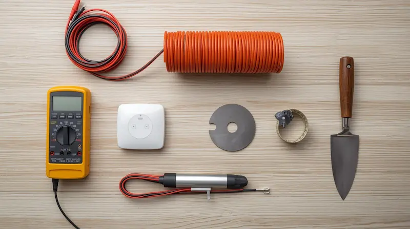 floor heating installation tools